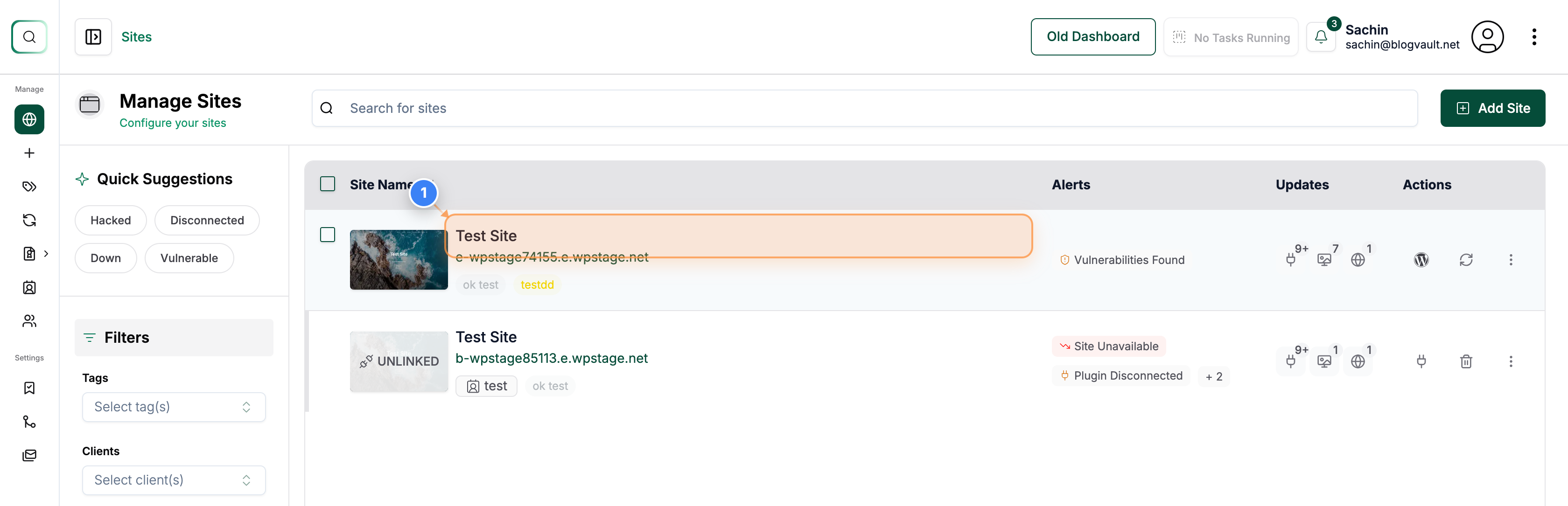 Step 1 screenshot