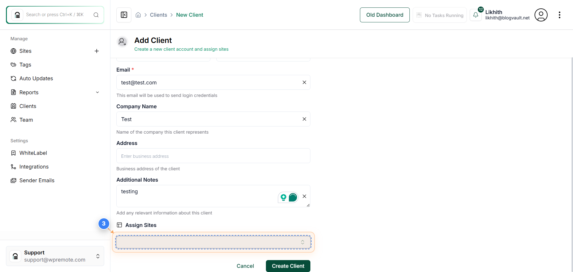 Step 3 screenshot