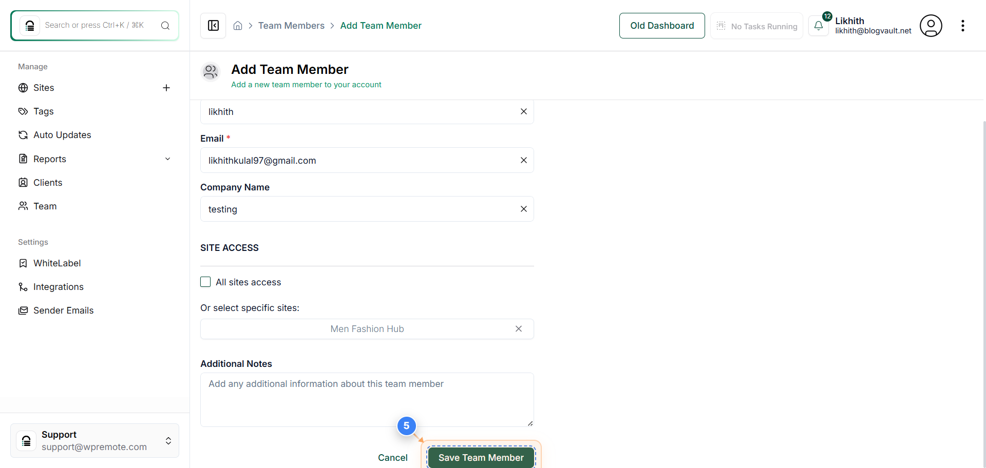 Step 5 screenshot