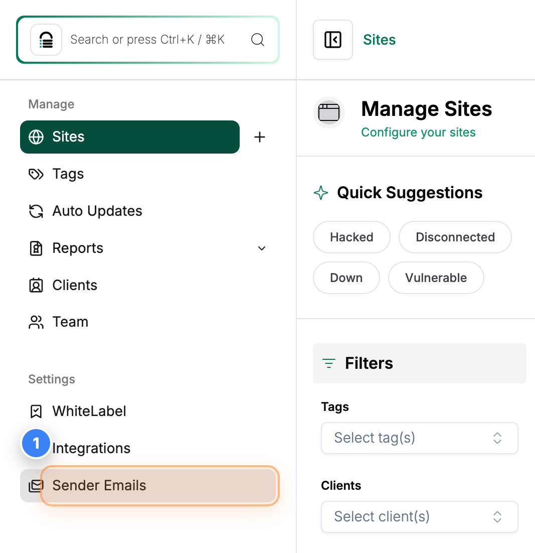 Step 1 screenshot