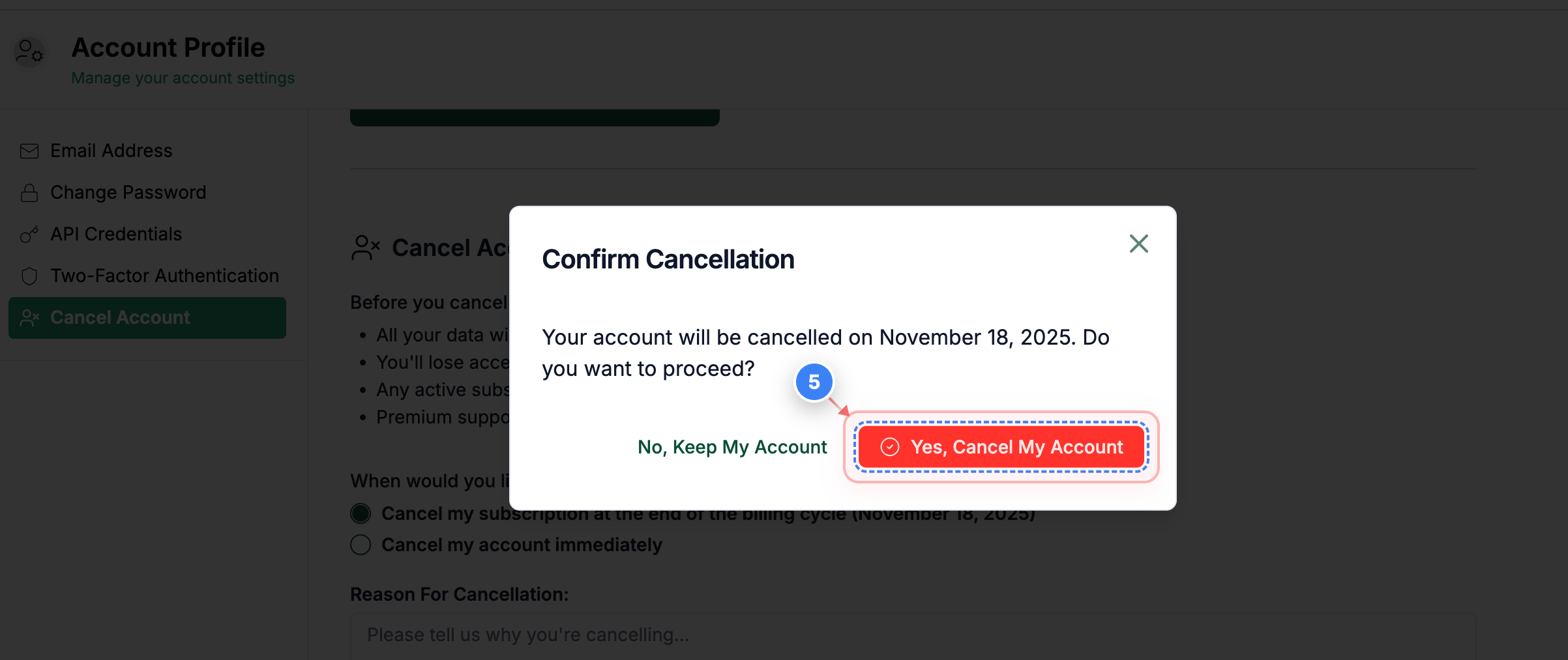 Step 5 screenshot