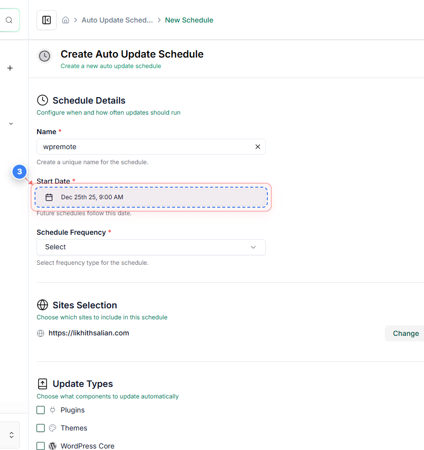 Step 3 screenshot