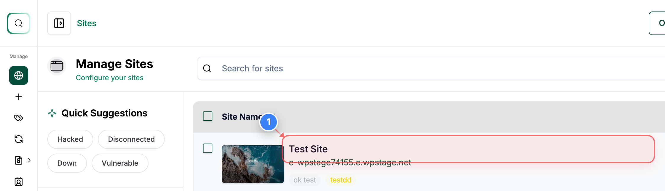 Step 1 screenshot