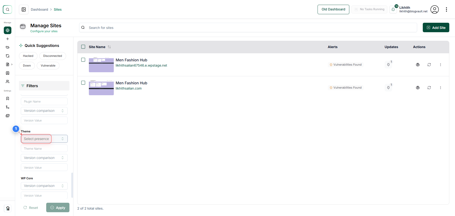 Step 1 screenshot