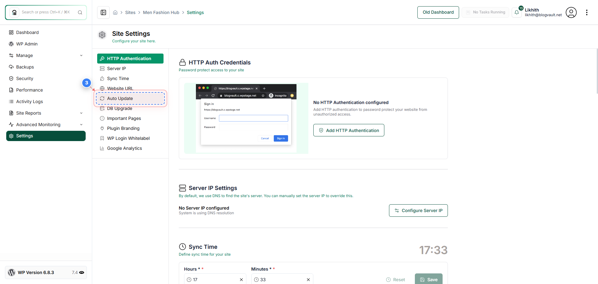 Step 3 screenshot