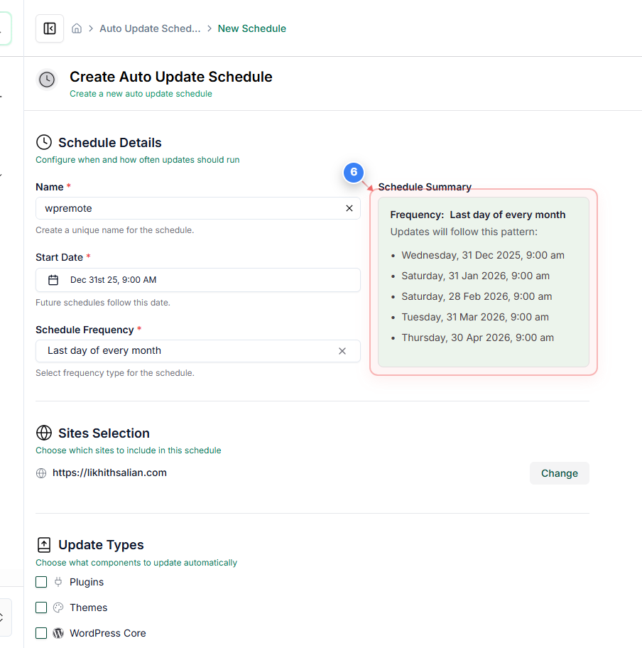 Step 6 screenshot