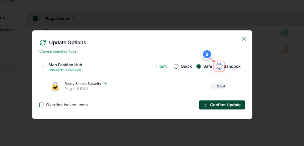 Step 6 screenshot