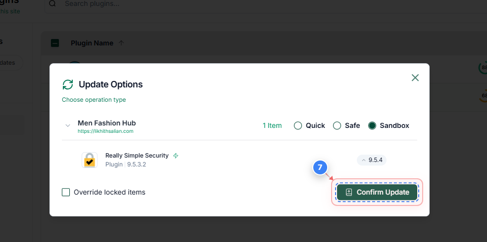 Step 7 screenshot