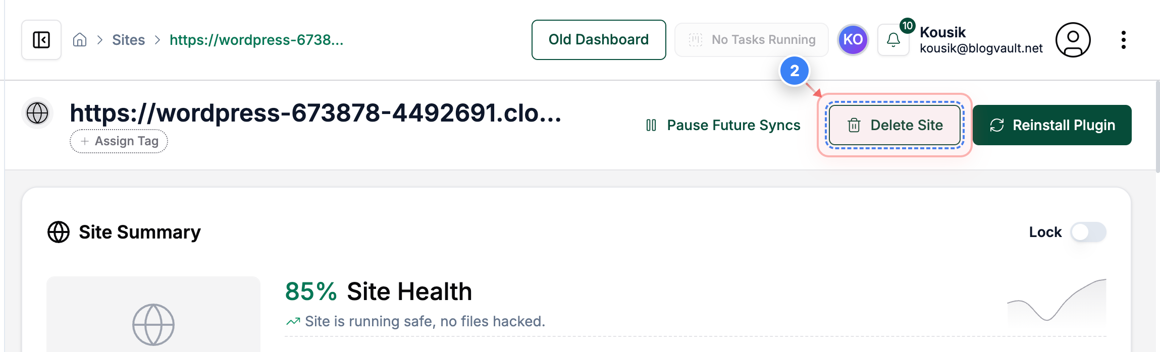 Step 2 screenshot