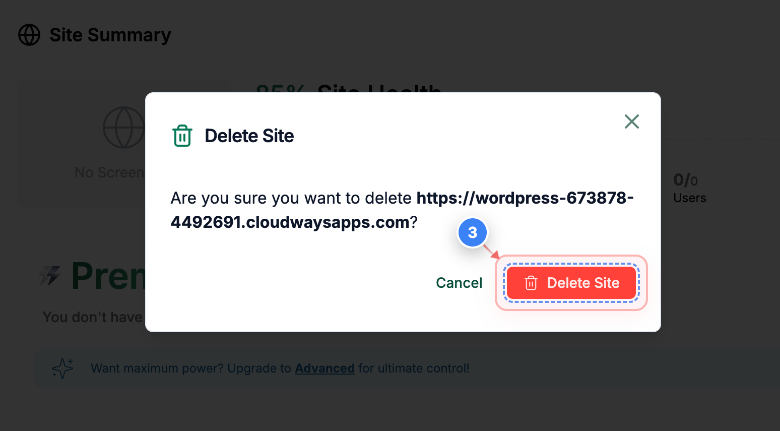 Step 3 screenshot