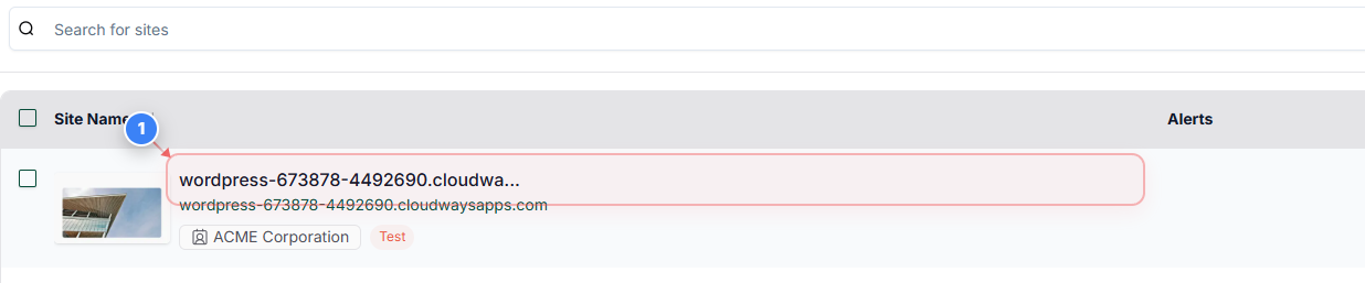 Step 1 screenshot