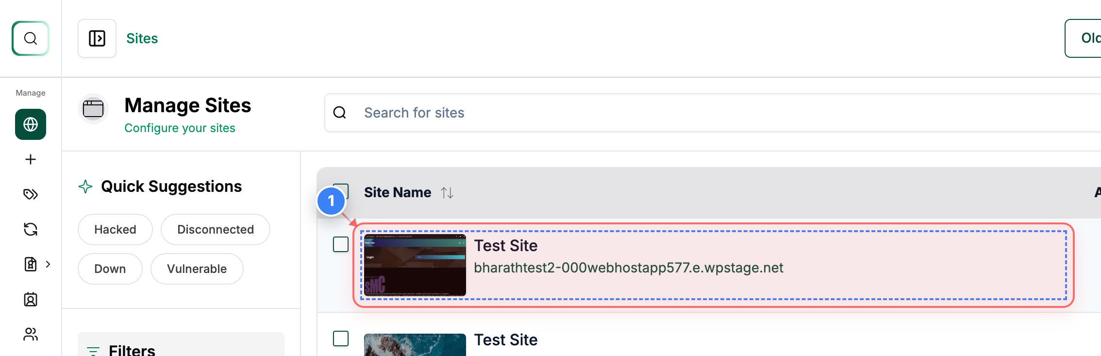 Step 1 screenshot